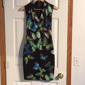 Multicoloured Ted Baker cocktail dress